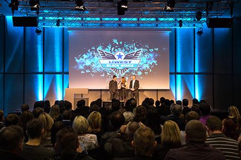 Philipp Lukas (EHC Liwest Black Wings Linz) und Head-Coach Robert Daum (EHC Liwest Black Wings Linz), Kalender Präsentation, Voest Alpine Stahlwelt
Philipp Lukas (EHC Liwest Black Wings Linz) und Head-Coach Robert Daum (EHC Liwest Black Wings Linz), 