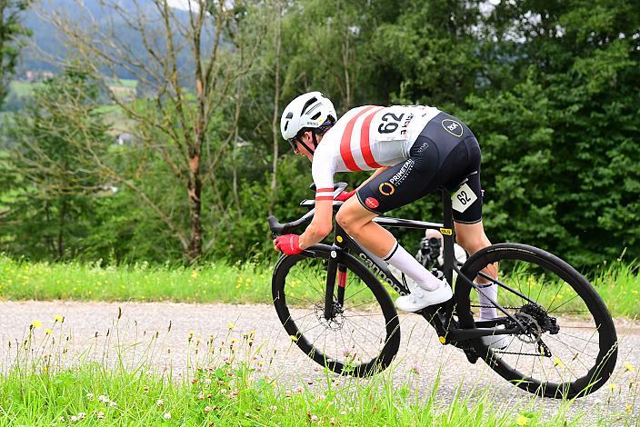 Bester Österreicher Michael Hettegger (AUT, LRV Oberösterreich),  50. OÖ Junioren Rundfahrt, 3. Etappe Bad Wimsbach Strass im Attergau