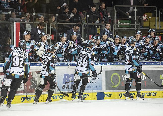 Linz feiert EHC Liwest Black Wings Linz vs Moser Medical Graz 99ers