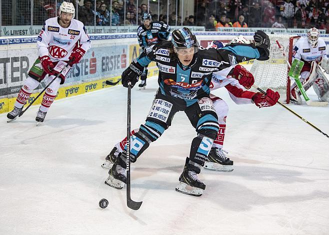 Brian Lebler (EHC Liwest Black Wings Linz) EHC Liwest Black Wings Linz vs EC KAC