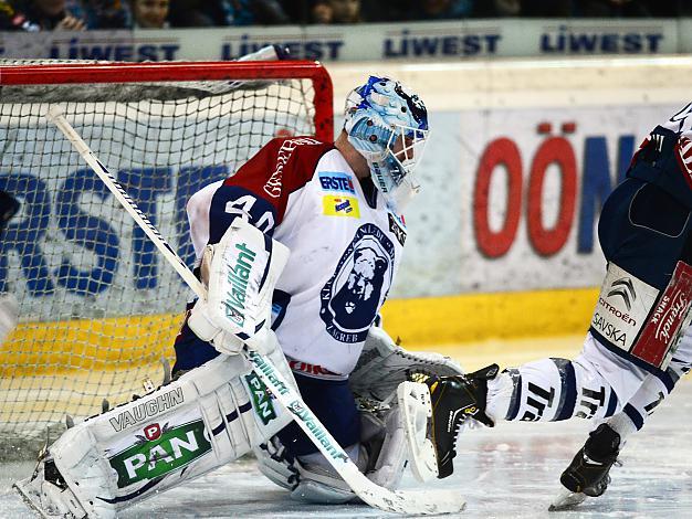 #40 Michael Ouzas, KHL Medvescak Zagreb, EHC Liwest Black Wings Linz vs KHL Medvescak Zagreb, Zwischenrunde