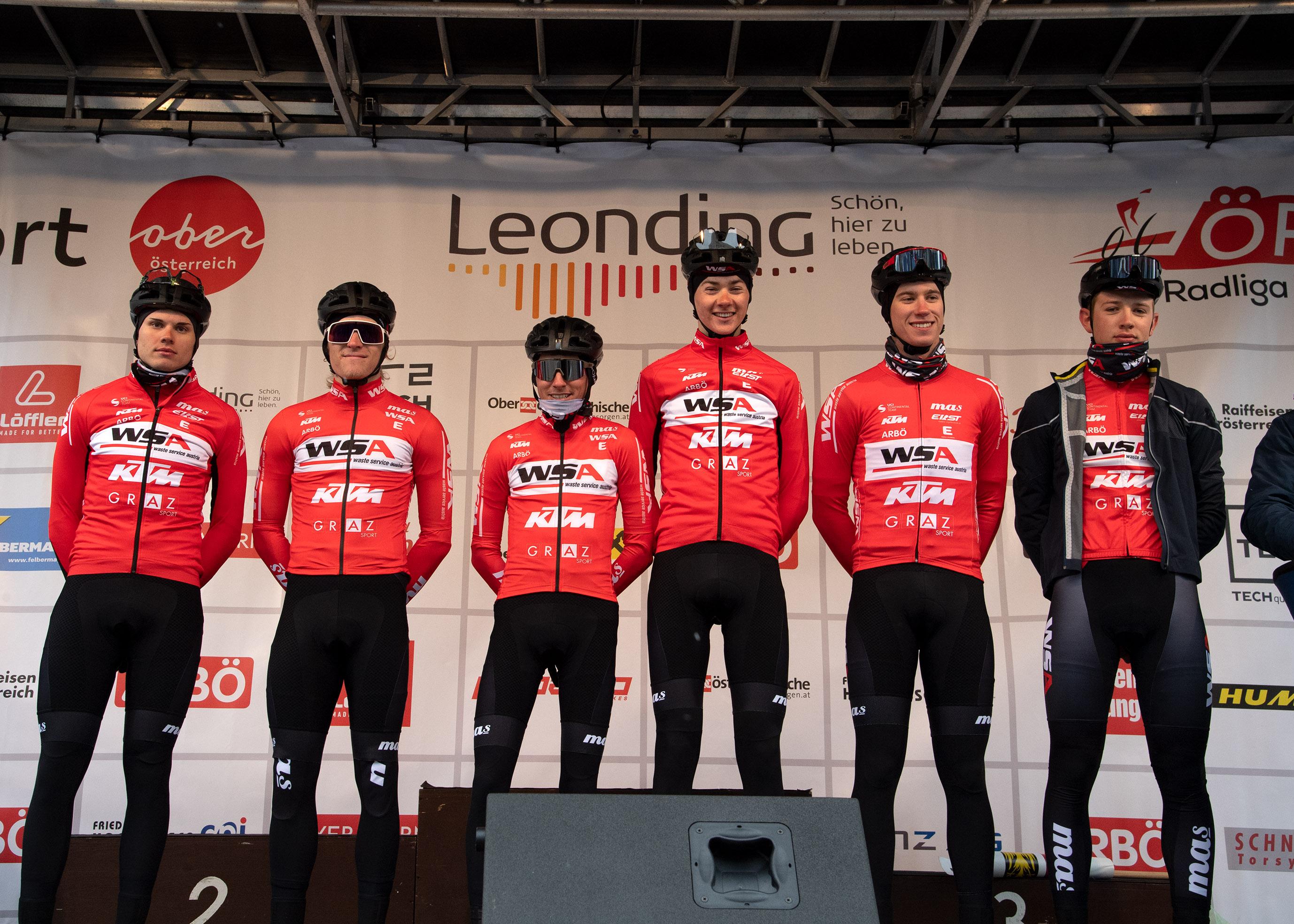 Team WSA KTM Graz Herren Elite, U23, Radliga, 60. Radsaison-Eröffnungsrennen Leonding, Oberösterreich 