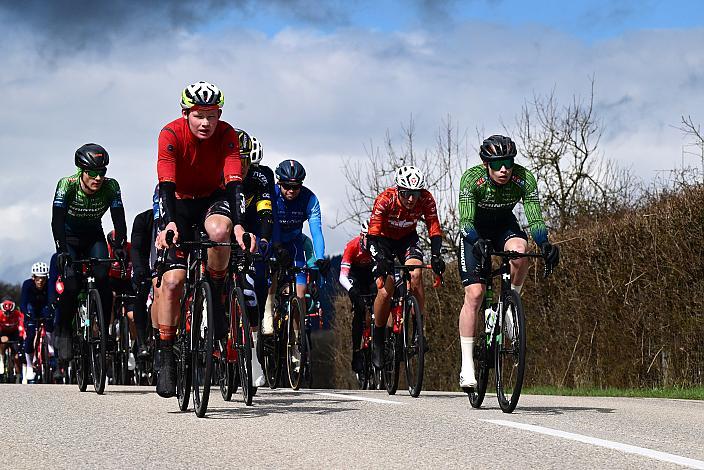 Stefan Kovar (AUT, Hrinkow Advarics), Matthew Dodd (GBR, Tirol KTM Cycling Team),  63. Saison Eroeffnung Leonding Herren, Road Cyling League Austria