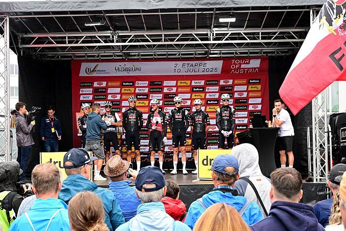 Felix Grossschartner (AUT, UAE Team Emirates - XRG) 2. Etappe Bischofshofen - St. Johann - Alpendorf,  Tour of Austria, Steyr Austria