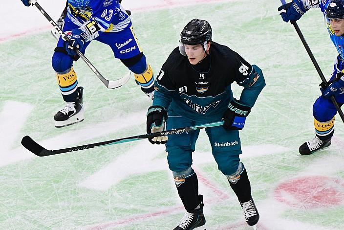 Marlon Tschofen (Steinbach Black Wings Linz) Testspiel Steinbach Black Wings Linz vs EC VSV, Linz AG Eisarena 