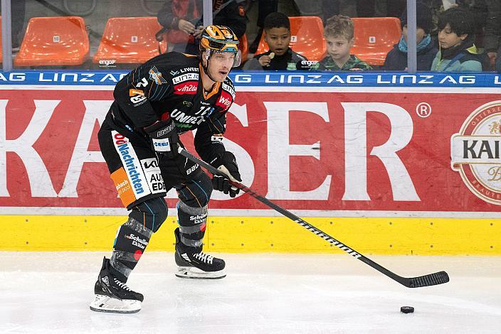 Brian Lebler (Steinbach Black Wings Linz) Steinbach Black Wings Linz vs Hydro Fehervar AV 19, 20. Runde ICE Hockey League, Steinbach Black Wings Linz, Linz AG Eisarena 