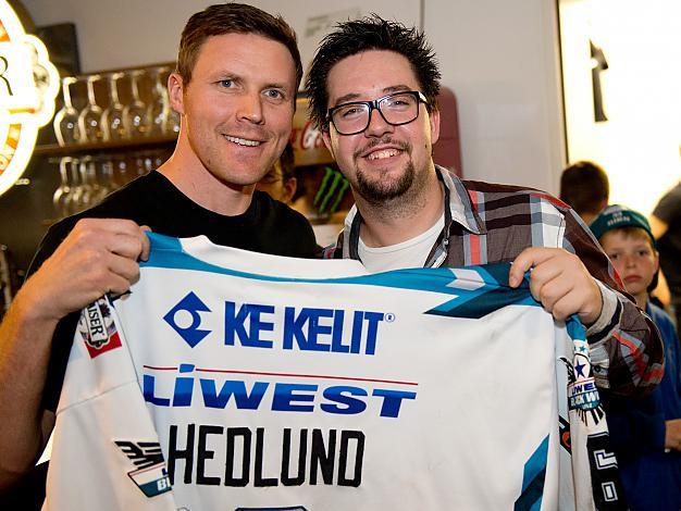  Andy Hedlund, mit Fan Lempi