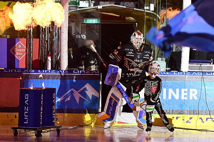 Tormann Rasmus Tirronen (Steinbach Black Wings Linz) 16. Runde ICE, Steinbach Black Wings Linz vs Vienna Capitals, Linz AG Eisarena 