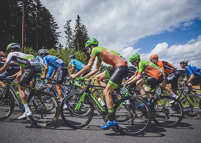 Jonas Rapp (GER, Hrinkow Advarics Cycleang) und Dominik Hrinkow (AUT, Hrinkow Advarics Cycleang Team) in der Hauptgruppe 6. Etappe Knittelfeld - Wenigzell 70. Ã–sterreich Rundfahrt 