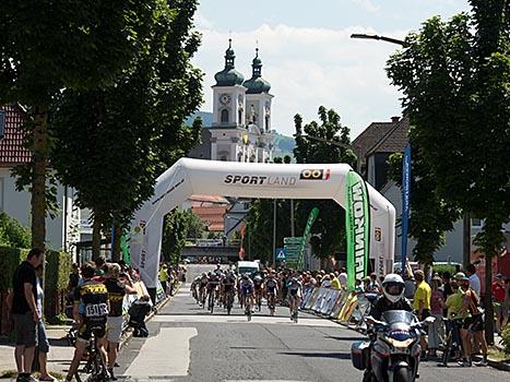 Zielankunft in Garsten, OOE Rundfahrt, 3. Etappe Traun - Garsten