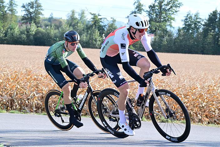 David Preyler (AUT, Tirol KTM Cycling Team), Valentin Poschacher (AUT, Hrinkow Advarics), Kriterium Elite, Holzhausen, OÖ