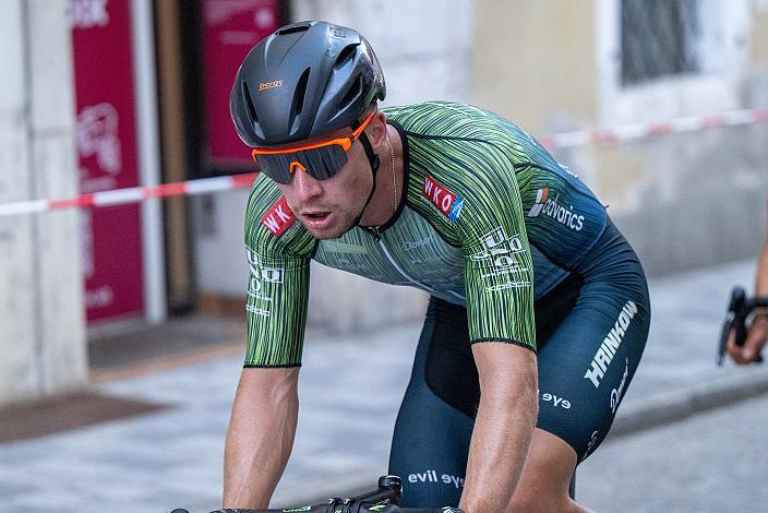 Loic Bettendorff (LUX, Hrinkow Advarics) gewinnt in Steyr, 27. Int. ASVÖ - HRINKOW City Kriterium Steyr, Herren Elite, ÖRV, Radsport, Mountainbike, ELITE Rennrad