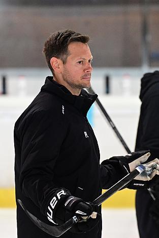 Head Coach Philipp Lukas (Steinbach Black Wings Linz)  (Steinbach Black Wings Linz) Erstes Eistraining, Steinbach Black Wings Linz , Linz AG Eisarena 