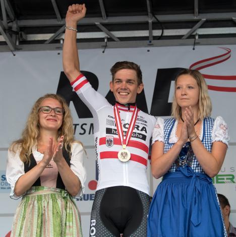Gregor Mühlberger (AUT, Bora - Hansgrohe) Rad Staatsmeisterschaft, Elite Herren, Grein an der Donau
Gregor MÃ¼hlberger (AUT, Bora - Hansgrohe) Rad Staatsmeisterschaft, Elite Herren, Grein an der Donau