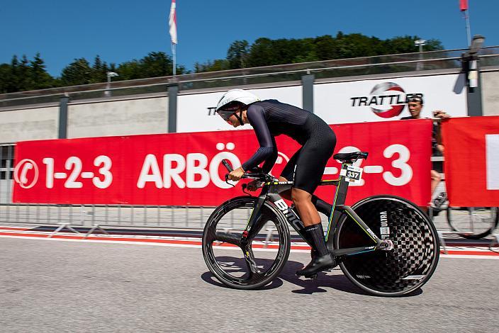 Siegerin Gabriela Erharter (AUT, Union Raiffeisen Radteam Tirol) MYGYM Master Race am Salzburg Ring, Zeitfahren, ÖRV RadLiga, Radsport, Radliga, ÖRV, Damen Elite,