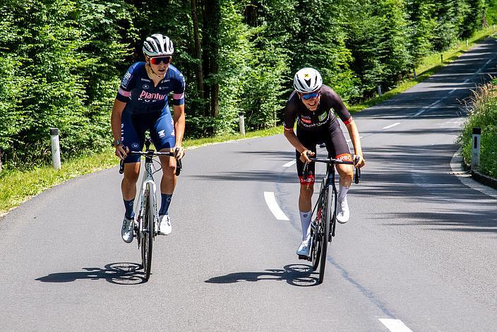 Christina Schweinberger (AUT, Plantur-Pura), Anna Kiesenhofer (AUT, Team Cookina ARBÖ ASKÖ Graz RLM Stmk) Frauen Elite, U23, Österreichische Meisterschaft Strasse, ÖSTM Gratwein-Straßengel