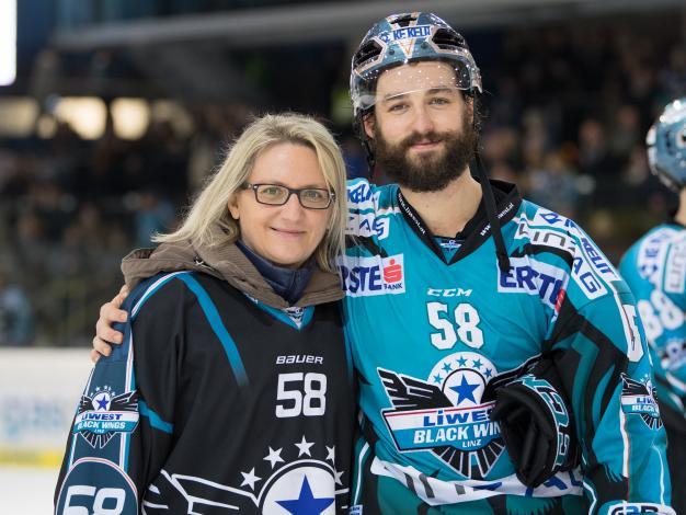 Sebastien Piche (EHC Liwest Black Wings Linz) EHC Liwest Black Wings Linz vs HC TWK Innsbruck  Die Haie, Pick Round