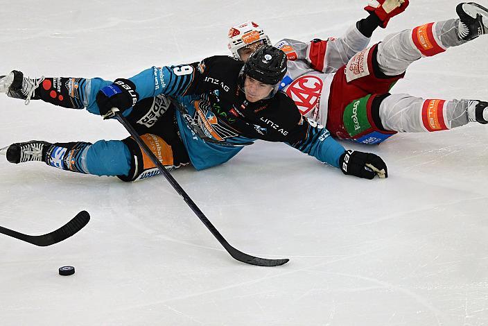 Emilio Romig (Steinbach Black Wings Linz) 41. Runde ICE, Steinbach Black Wings Linz vs EC KAC, Linz AG Eisarena 