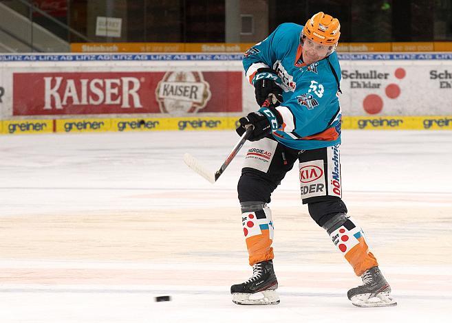 Oskars Bartulis (Steinbach Black Wings 1992), Black Wings Linz vs Hydro Fehervar AV 19,  Eishockey, Bet at Home ICE Hockey League