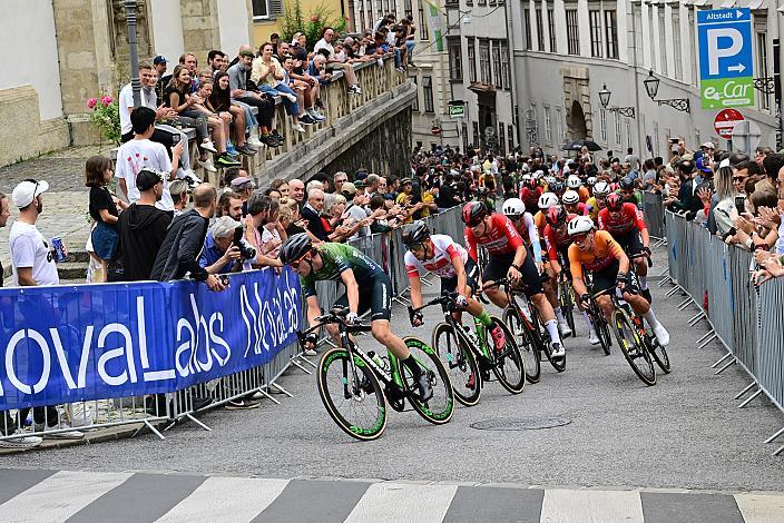  Dominik Hödlmoser (AUT, Hrinkow Advarics), Führender Road Cycling League Riccardo Zoidl (AUT, Hrinkow Advarics), Herren Elite, U23, Road Cycling League Austria, Altstadt Kriterium Graz 