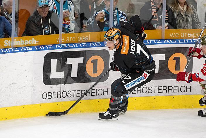 Brian Lebler (Steinbach Black Wings Linz) Steinbach Black Wings Linz vs HCB Suedtirol Alperia, 15. Runde ICE Hockey League, Steinbach Black Wings Linz, Linz AG Eisarena 