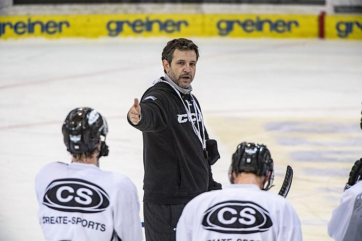 Head-Coach Mark SzÃ¼cs (EHC Liwest Black Wings Linz) EHC Liwest Black Wings Linz 