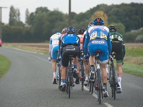 Cesare Benedetti (ITA), Team NetApp Endura, in der Spitzengruppe, Radrennen, Paris - Tours