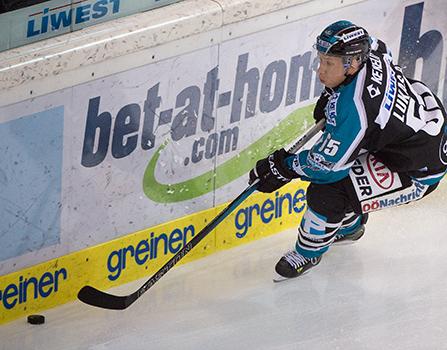 Robert Lukas (EHC Liwest Black Wings Linz), EHC Liwest Black Wings Linz vs UPC Vienna Capitals