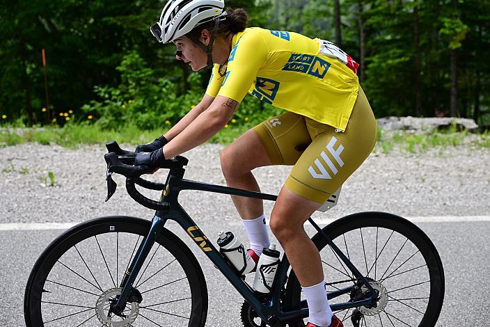 Im Gelben Trikot, Eliska Kvasnickova (CZE, VIF Cycling Team) Ybbsitz - Hochkar,,  4. Etappe Sportland NOE WOMEN Tour