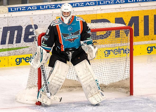 Tormann David Kickert (Black Wings 1992) Black Wings Linz vs Graz 99ers, Eishockey, Bet at Home ICE Hockey League