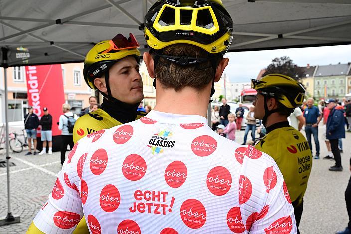Im Bergtrikot Jonas Kind Hoydal (NOR, Team Visma - Lease a Bike Development Team), 2. Etappe Eferding - Reichersberg, Oberösterreich Rundfahrt