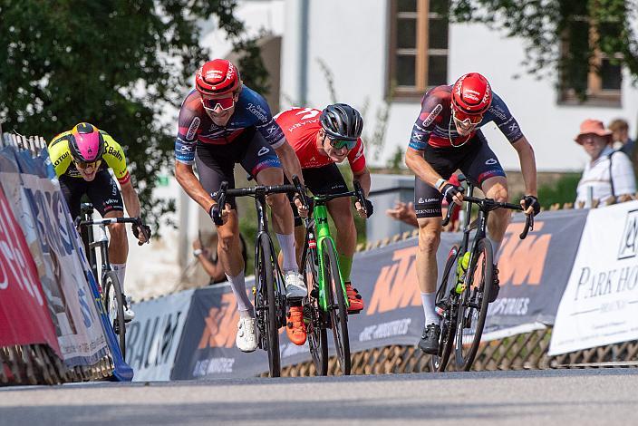 v.l. Sebastian Schönberger (AUT, Team Felt - Felbermayr),  Jaka Primozic (SLO, Hrinkow Advarics), Emanuel Zangerle (AUT, Team Felt - Felbermayr), Road Cycling League Ranshofen, OÖ