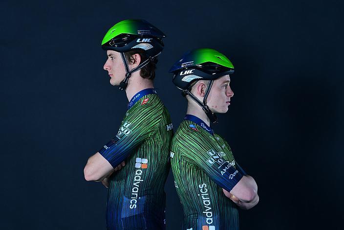 David Paumann (AUT, Hrinkow Advarics), Maximilian Huber (AUT, Hrinkow Advarics), Teampräsentation, Steyr, Team Hrinkow Advarics Cycleang, UCI Continental Team,