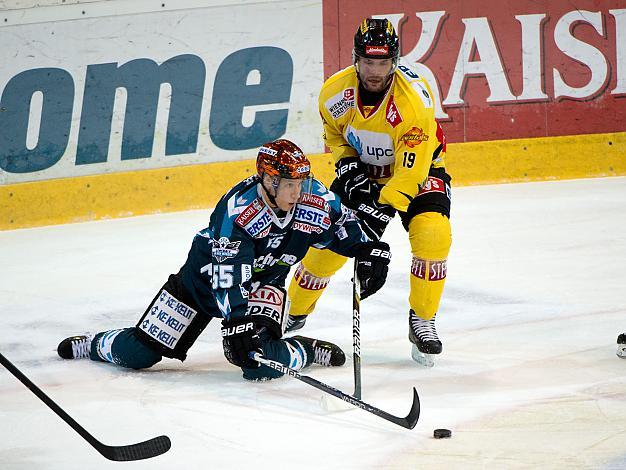 Robert Lukas, Linz und Justin Keller, Vienna, EHC Liwest Black Wings Linz vs UPC Vienna Capitals, Pick Round