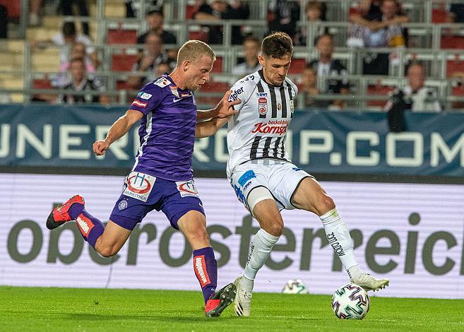 Thomas Ebner (FK Austria Wien) , Husein Balic (LASK), Fussball, Bundesliga