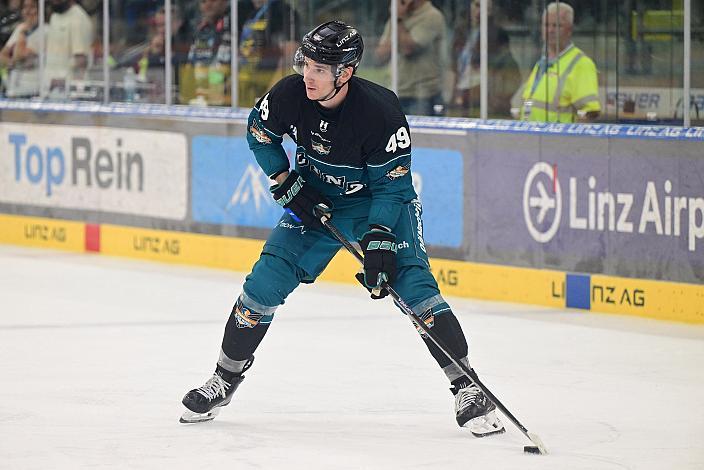 Graham Knott (Steinbach Black Wings Linz) Testspiel Steinbach Black Wings Linz vs EC VSV, Linz AG Eisarena 