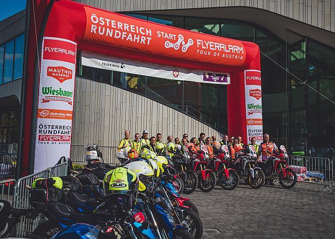 Motorradstaffel  2. Etappe Feldkirch - Fulpmes-Telfes  70. Ã–sterreich Rundfahrt 