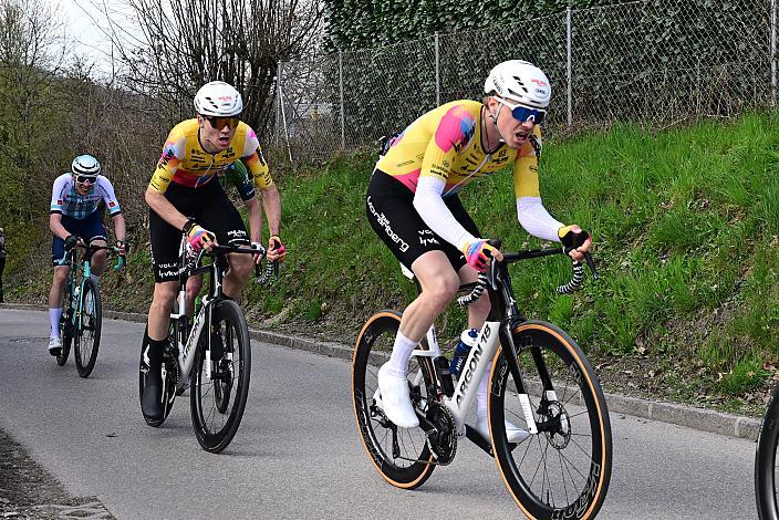 v.l. Philipp Hofbauer (AUT, Team Vorarlberg), Emanuel Zangerle (AUT, Team Vorarlberg),  65. Rad Saison Eroeffnungsrennen Leonding