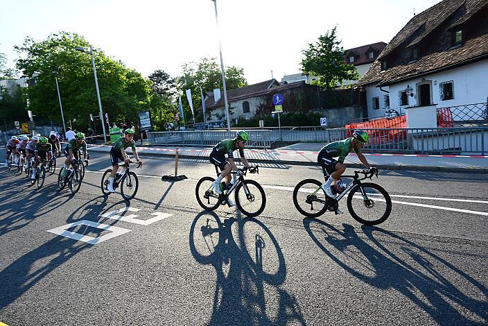 Team Hrinkow Advarics in der Führung beim 28. Int. ASVÖ - HRINKOW City Kriterium Steyr, Herren Elite, ÖRV, Radsport, Mountainbike, ELITE Rennrad