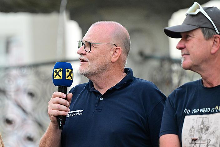 Alexander Hrinkow (Hrinkow Advarics), Walter Ameshofer (LRV OÖ Vize Präsident),  28. Int. ASVÖ - HRINKOW City Kriterium Steyr, Herren Elite, ÖRV, Radsport, Mountainbike, ELITE Rennrad