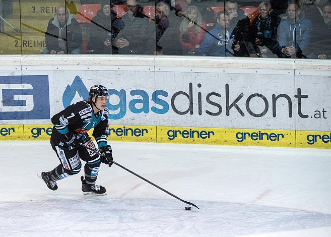 Brian Lebler (EHC Liwest Black Wings Linz) dasdiskont EHC Liwest Black Wings Linz vs EC VSV
