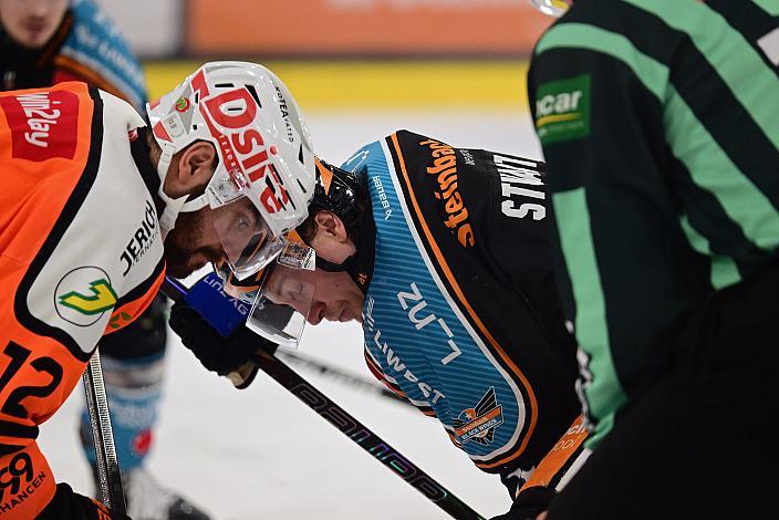 Markus Vela (Moser Medical Graz 99ers), Brodi Stuart (Steinbach Black Wings Linz) Win2Day ICE Hockey League,  5. Viertelfinale, Steinbach Black Wings Linz vs Moser Medical Graz 99ers,  Linz AG Eisarena 