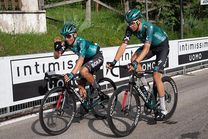 Cesare Benedetti (POL, Bora - Hansgrohe), Patrick Gamper (AUT, Bora - Hansgrohe)  Stage 17 Ponte di Legno - Lavarone, 105. Giro d Italia, UCI Worl Tour