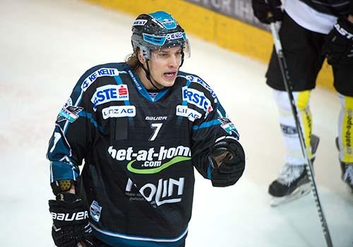 Brian Lebler, Linz EHC Liwest Black Wings Linz vs Dornbirner EC