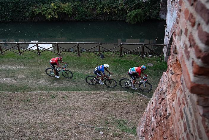 Florian Vermeersch (BEL, Lotto Dstny), Gianni Vermeersch (BEL, Alpecin-Deceunink) Anthony Delaplace (FRA, Team Arkea Samsic), 3rd Serenissima Gravel, Cittadella 