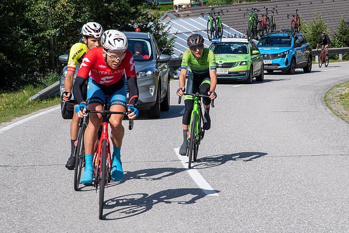  Daniel Turek (CZE, Team Felbermayr Simplon Wels) im Trikot des Liga Gesamtführenden, Radsport, Jaka Primozic (SLO, Hrinkow Advarics) Herren Radliga, Ranshofen, Mühlviertler Hügelwelt Classic