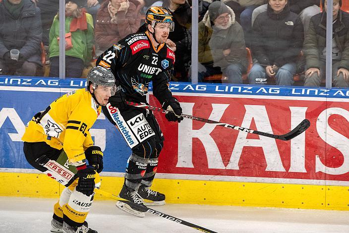 Matt Murphy (Steinbach Black Wings Linz) Steinbach Black Wings Linz vs HC Pustertal Wölfe, 45. Runde ICE Hockey League, Steinbach Black Wings Linz, Linz AG Eisarena 