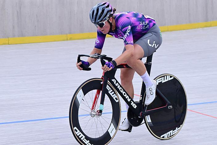 Leila Gschwendtner (AUT, Liv-Alula-Jayco), Staatsmeisterin, Omnium , Hello Yellow Velodrom Linz, Rad Bahnstaatsmeisterschaft 2025
