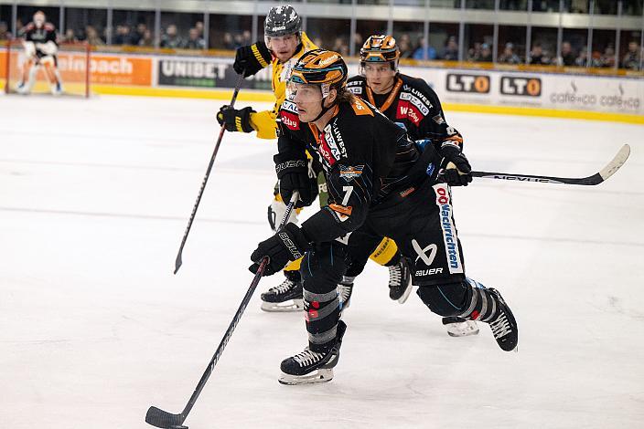 Brian Lebler (Steinbach Black Wings Linz) Steinbach Black Wings Linz vs HC Pustertal Wölfe, 45. Runde ICE Hockey League, Steinbach Black Wings Linz, Linz AG Eisarena 