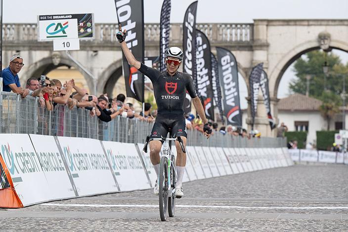 Sieger Robin Robin Froidevaux (SUI, Tudor Pro Cycling Team), TeamSerenissima Gravel, Porto Barricata - Piazzola sul Brenta 190,9 km